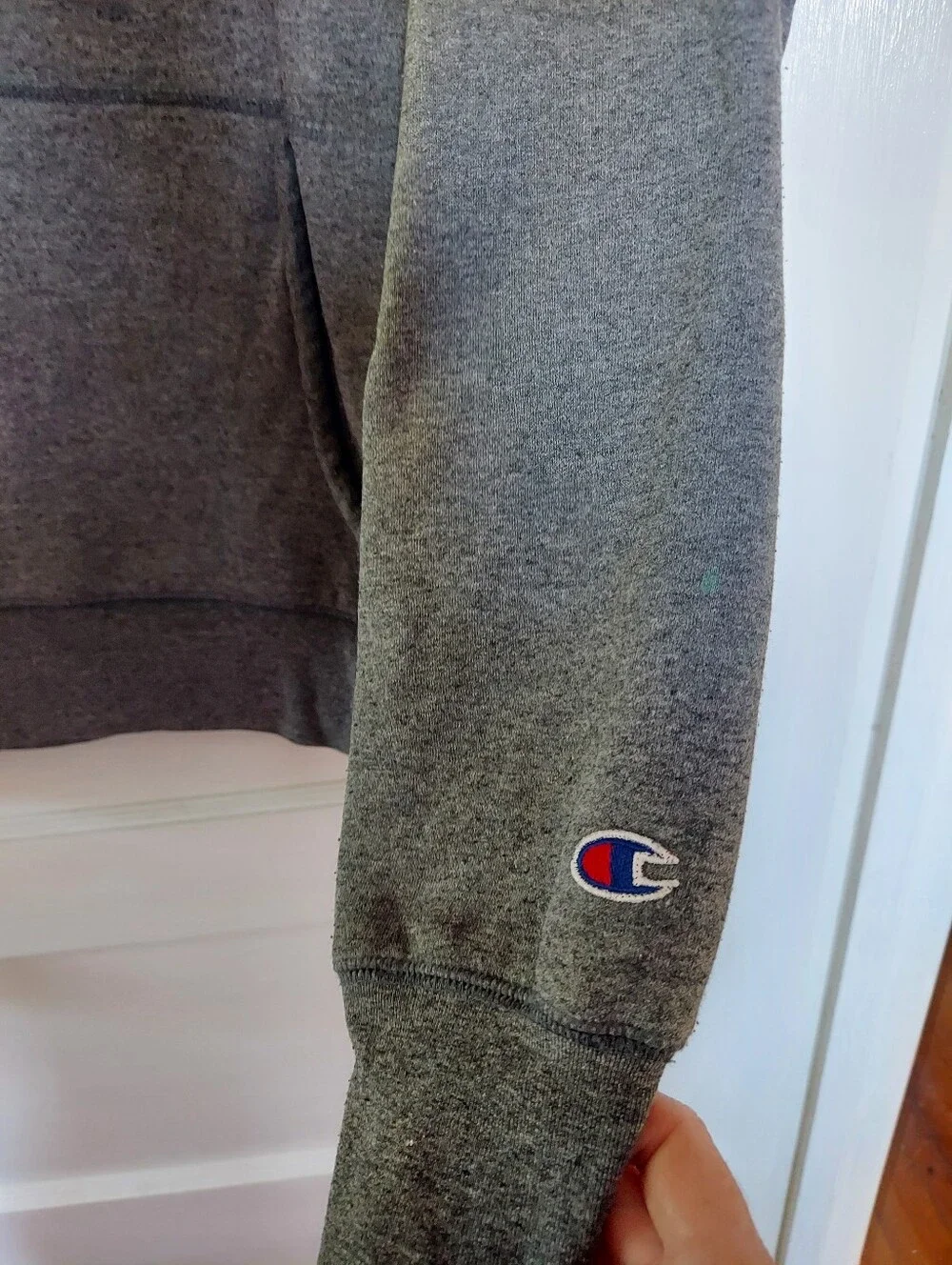 Vintage UMaine Black Bears Champion Hooded Sweatshirt
